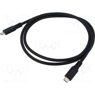 Goobay 74205 Thunderbolt 3,Thunderbolt 4,USB 3.2, 1m, černý