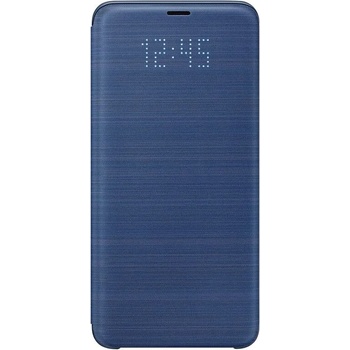 Samsung Оригинален Активен Калъф за SAMSUNG S9 Led View Cover Book Case Ef-Ng960ple, Син (EF-NG960PLEGWW)