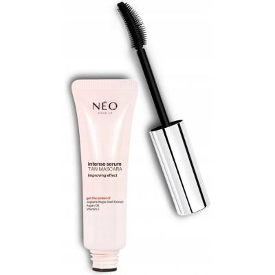 NEO MAKE UP Intense Serum Tan Mascara posilující řasenka s regeneračním účinkem Black 9 ml