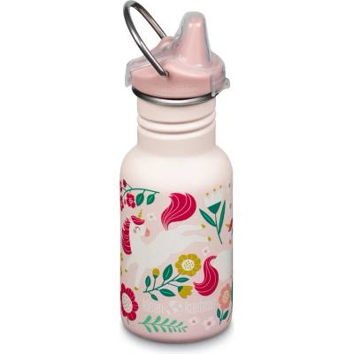 Klean Kanteen Детска бутилка за вода Klean kanteen Kid's Classic Narrow with Sippy Cap Water bottle - Leaping Unicorn - размер 355 ml (533-1429-1511)