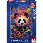 Schmidt Spiele Пъзел Schmidt от 1000 части - Панда в гора с цветовете на дъгата (59781)
