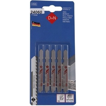 Levior Plátky do přímočaré pily HSS 100/1,3mm 5ks 31120