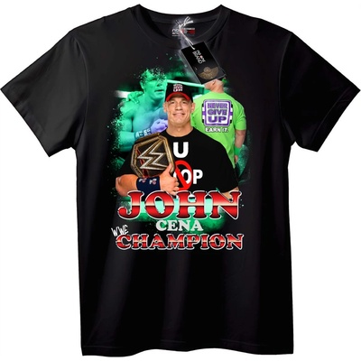 NOONEBRAND Тениска John Cena Шампион - 6XL, Black
