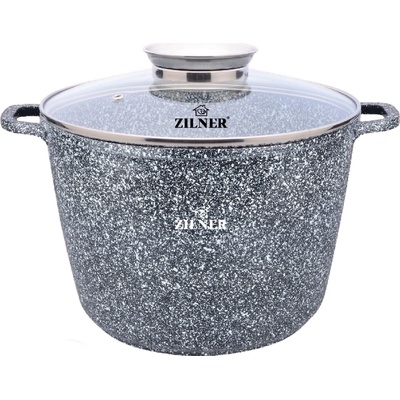 KlönBerg Vysoký Hrniec mramorový s pokrievkou Aroma Knob 6,2 L 24 cm