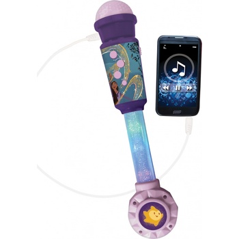 Lexibook Detský mikrofón Svietiace trendy mikrofón Disney Prianie s melódiami