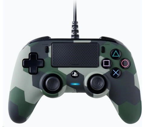 Nacon Wired Compact Controller PS4OFCPADCAMOGREEN
