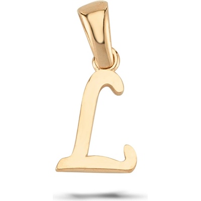 Lillian Vassago Zlatý přívěsek písmeno L LLV03 GP002 L Růžová