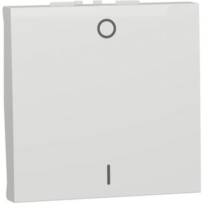 Schneider Electric SE Двуполюсен ключ 16А 2 мод. цвят Бял Unica - NU326218 (NU326218)