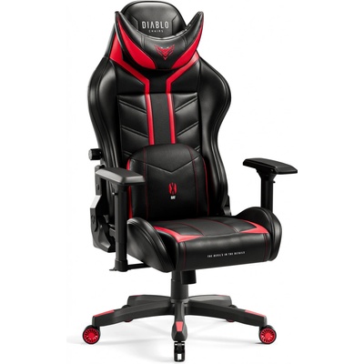 Diablo Chairs X-Ray Normal černo-červená X-RAYLCZCZE