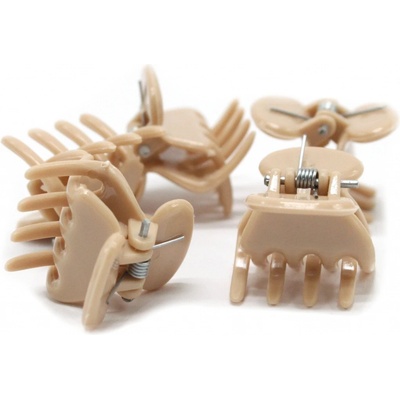 Skřipce do vlasů, 5 ks Barva: béžová – Zboží Dáma