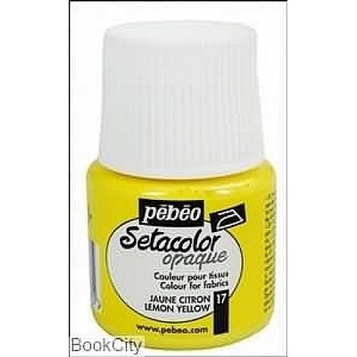 Farby na textil Pebeo Setacolor Light Fabrics 45 ml 17 Lemon Yellow