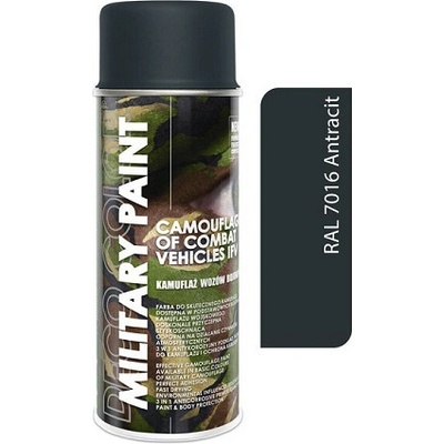 Deco Color Military Paint antracitová šedá RAL 7016 400 ml - kamuflážny sprej