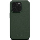 Woolnut kožený iPhone 15 Pro tmavo zelené