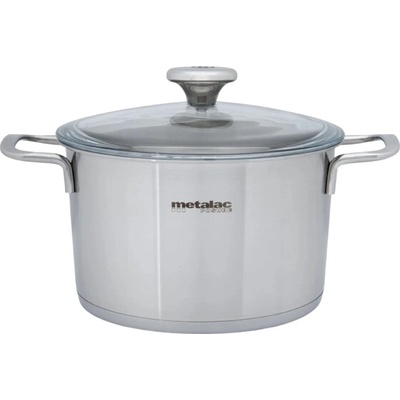Metalac Santino Nerezový hrnec se skl. poklicí 20 cm 3,5 l