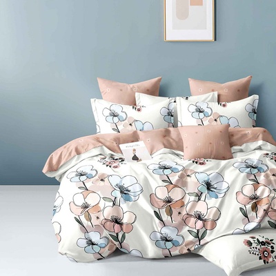 EmonaMall Двулицево спално бельо EmonaMall, 6 части - Модел S19054 (S19054-12000d)