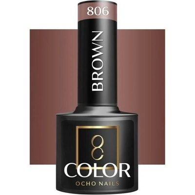 OCHO NAILS gél lak na nechty Brown 806, 5 g
