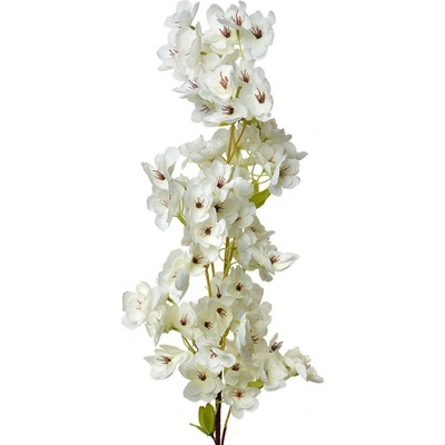 Dekorácia umelá kvetina s bielymi kvetmi - 16*8*98 cm - Clayre & Eef