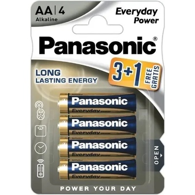 Panasonic БАТЕРИЯ lr06/4bp 3+1 eps everyday power panasonic (panasonic 30000606)