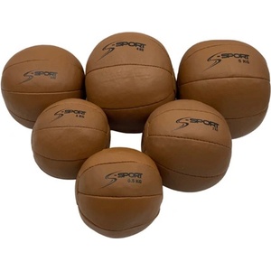 S-Sport classic Кожена медицинска топка, 0, 5 кг