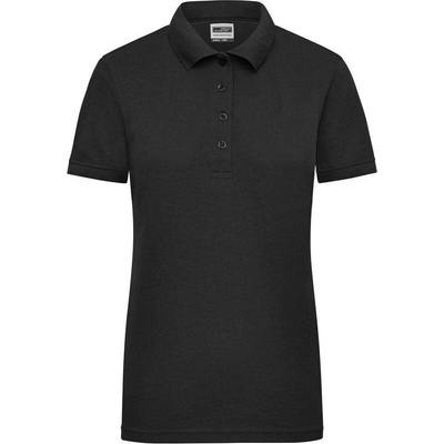 James & Nicholson JN 829 Dámske pracovné piqué polo čierna