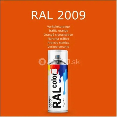 Zollex Deco Blik RAL 2009 oranžová 400 ml