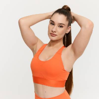 GymBeam Спортен сутиен Limitless Orange XL