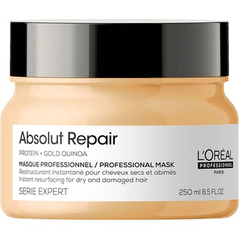 L'Oréal LOreal Professionnel Serie Expert Absolut Repair Протеин + Златен Киноа Крем-маска за коса Незабавно възстановяване на повърхността 250 мл