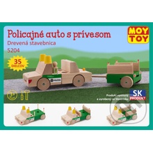 MOY TOY Policajné auto s prívesom