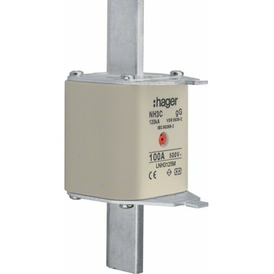 Hager Pojistková vložka NH3C 125A 500V gG (LNH3125M)