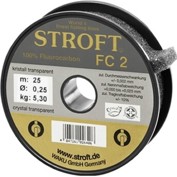 Stroft Fluorocarbon FC2 25m 0,11mm