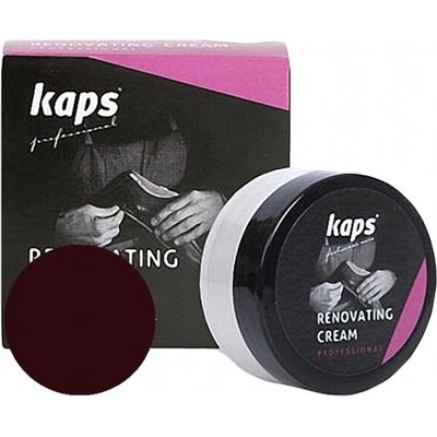 Kaps krém na prírodnú a syntetickú kožu Renovating Cream - 25 ml tmavohnedá