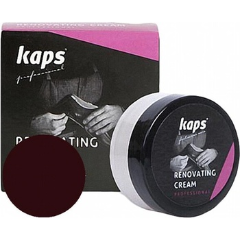 Kaps krém na prírodnú a syntetickú kožu Renovating Cream - 25 ml tmavohnedá