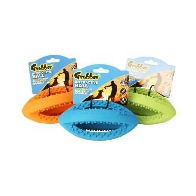 Happy Pet Grubber Interaktivní rugby lopta S 19 cm