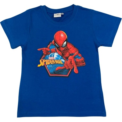 Setino Тениска за момчета - Спайдърмен светло синя Размер - деца: 122