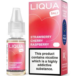  никотинови соли Liqua Salt 10ml Strawberry Cherry Raspberry 20мг