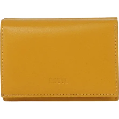 Дамски портфейл естествена кожа 2632 жълт