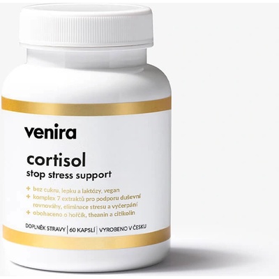 Venira cortisol stop stress support 60 kapslí
