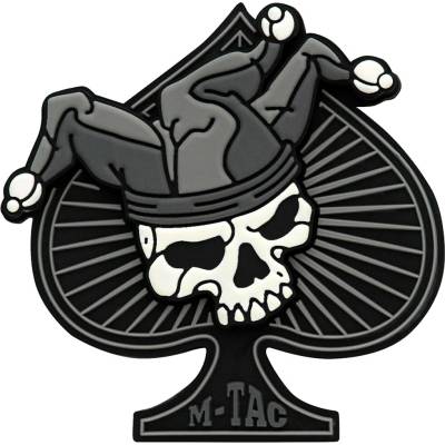 Nášivka M-Tac Ace Of Spades 3D PVC - Black/White