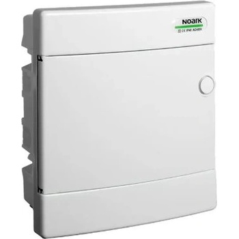 NOARK Electric ТАБЛО АПАРТАМЕНТНО 8 ПРЕДПАЗИТЕЛЯ ВГР. МОНТАЖ БЯЛА ВРАТА 1 РЕД noark (101517)