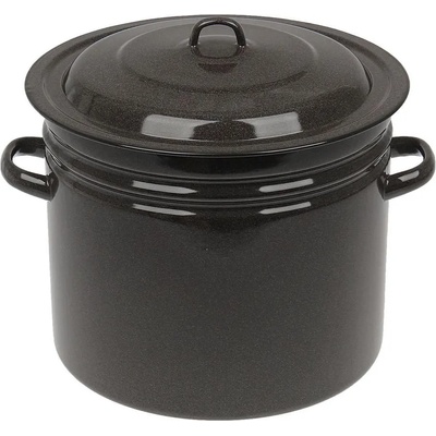 idilia 40 см голяма емайлирана тенджера - казан 40 литра с капак idilia (0129296)