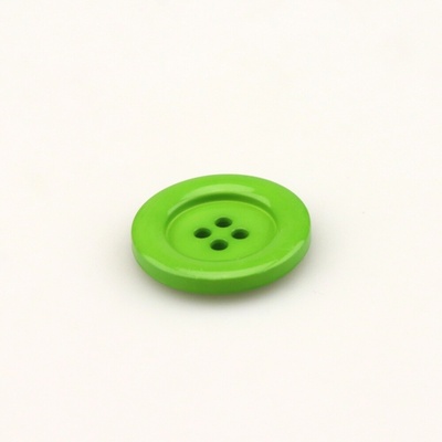 Pro Háčkování Knoflík kulatý plast 23 mm zelený
