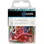 @Work Кламери цветни 32мм 75бр