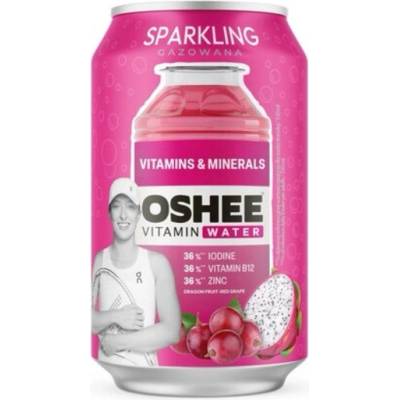 Oshee vitamínová voda s vitamíny a minerály perlivá plech 330 ml