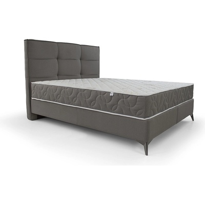 Мебели КАМБО Тапицирано легло Boxspring сиво Avalon B2 Aria 17 K1 Black
