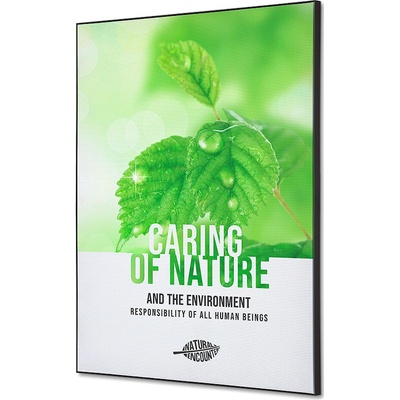 Jansen Display Textilní propínací rám Elegant Black A2, 420 x 594 mm