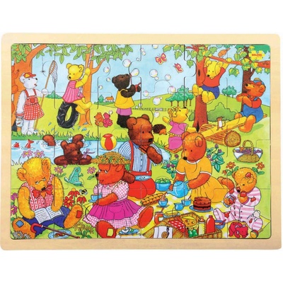 Bigjigs Toys medvědí piknik 24 dílků