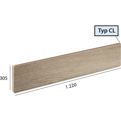 BRASED Ecoline Step CL 9553 Dub bílý pískový