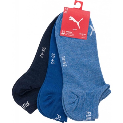 Puma ponožky Sneaker socks Plain 3-Pack
