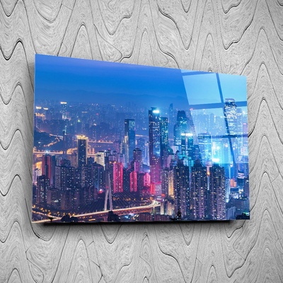 Art gift Стъклено АРТ пано - Ярки светлини