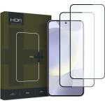 HOFI GLASS PRO+ 2-PACK Galaxy S24 черно закалено стъкло (5906203690350)